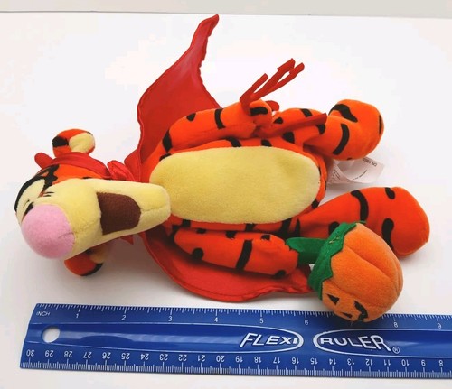 Disney Store exklusives Halloween Teufel Tigger 9 Zoll Plüschtier Stofftier Spielzeug 2000 - Bild 11 von 11