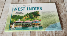 2003 National Geographic Traveler's Map of West Indies Map Cartograph