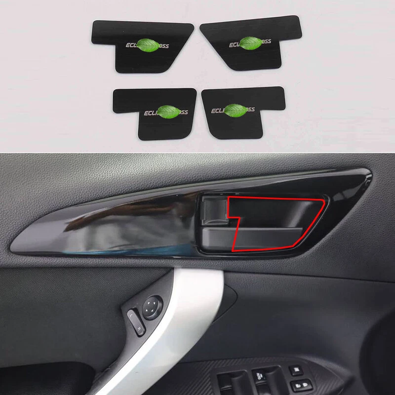 For Mitsubishi Eclipse Cross 2018-2023 Steel Black Interior Door Bowl Cover  4pcs | eBay