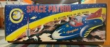Space Patrol - Go Action With Da Da Sound - Vintage Metal Toy