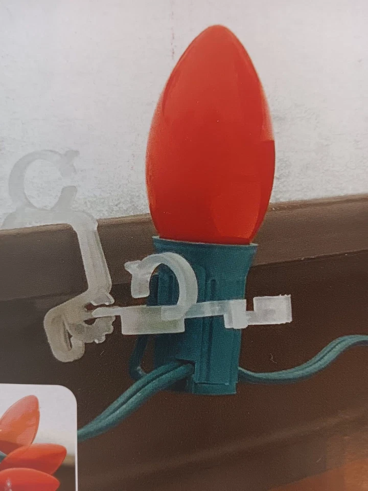 Holiday Time Advanced Multi-Directional Gutter/Shingle Light Clips 50 Count NEW - Image 4 of 4