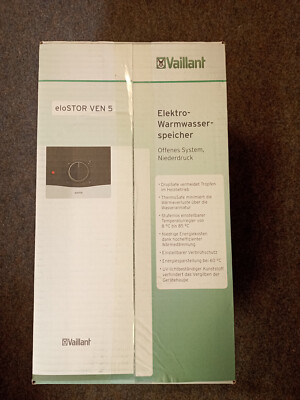 Vaillant Elektro - Warmwasserspeicher Übertisch eloSTOR plus VEN 5/7-5 O