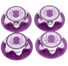 NEW Powerhobby 1/8 Aluminum 17mm Wheel Nuts 4pcs Purple