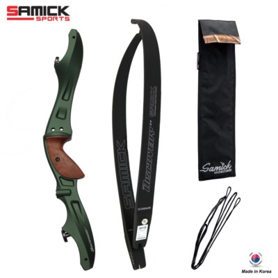 2026 New Samick 21'' Discovery Machined CNC Riser Foam Carbon Bow Set