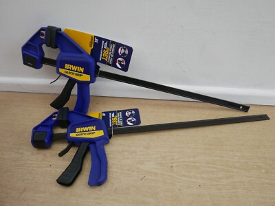 Irwin T518QCEL7 518 18'' 450mm SCHNELLGRIFFSTANGE SPREIZER KLEMMEN x 2 