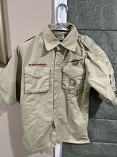 Boy Scout BSA UNIFORM SHIRT New Style Youth Large Short Sleeve N61