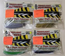 Trueflight Feathers 5 inch Parabolic Left Wing 50 count
