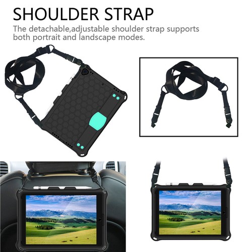 Stand Strap Cover Shockproof Rubber Case for iPad 10th 9 8 7 5 6 Mini 2022 Air 5 - Picture 17 of 76