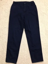 Vintage Gitano Women's High Waist Tapered Leg Mom Jeans * 18 Long * Dark Wash