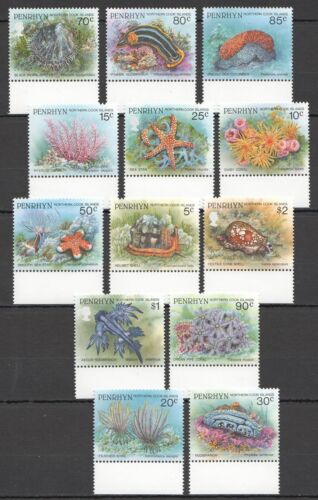 FT127 1993 PENRHYN FISHES MARINE LIFE CORAL REEFS #546-53,559-63 BIG SET MNH - Picture 1 of 1