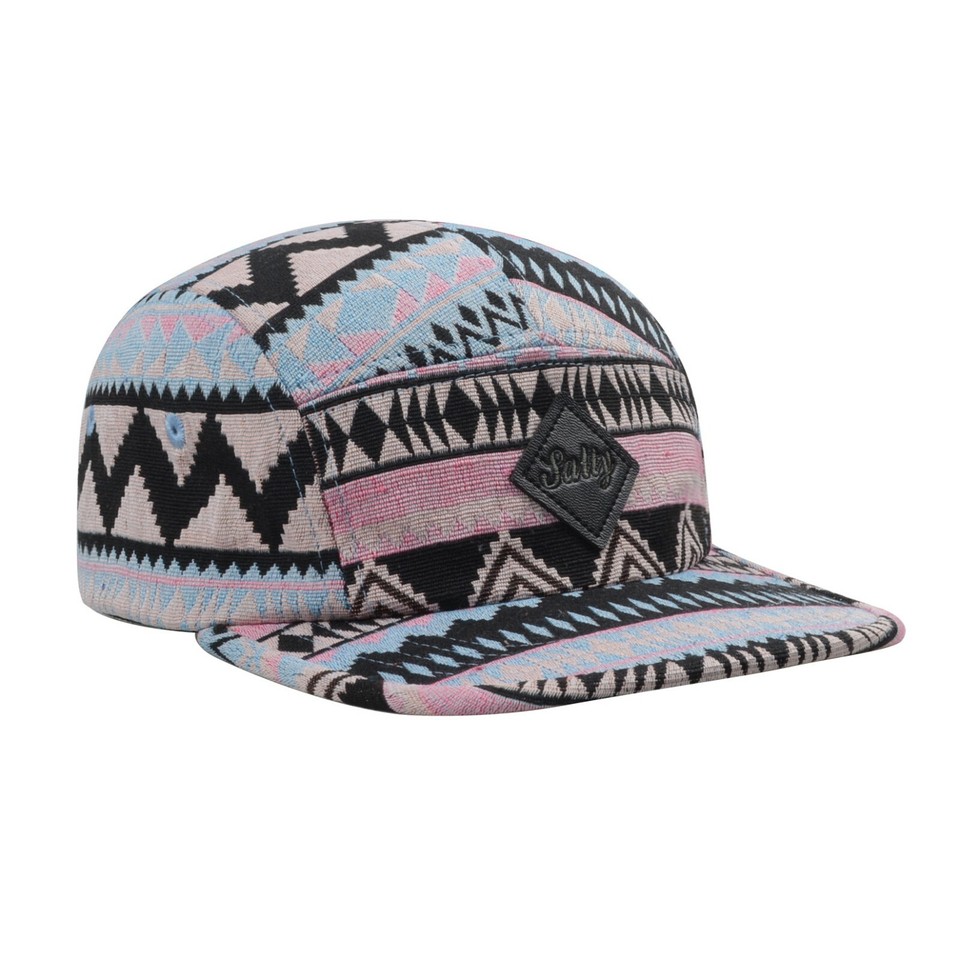 Cappello Da Uomo Jacquard 5 Pannelli Cappello Geo Navajo Camper Azteco - Foto 3