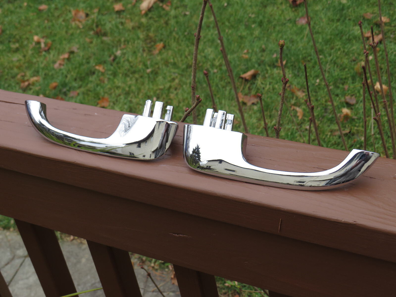 NOS GM CHROME DOOR HANDLES 6769 CAMARO FIREBIRD 6875 NOVA 3064224