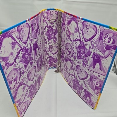 Vintage Lisa Frank 3 Ring Binder Kitten Cat & Sunflower Flower | eBay