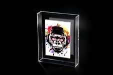 Bilderrahmen Pure aus kristallklarem Acryl mit Magnetaufhängung schwebende Optik