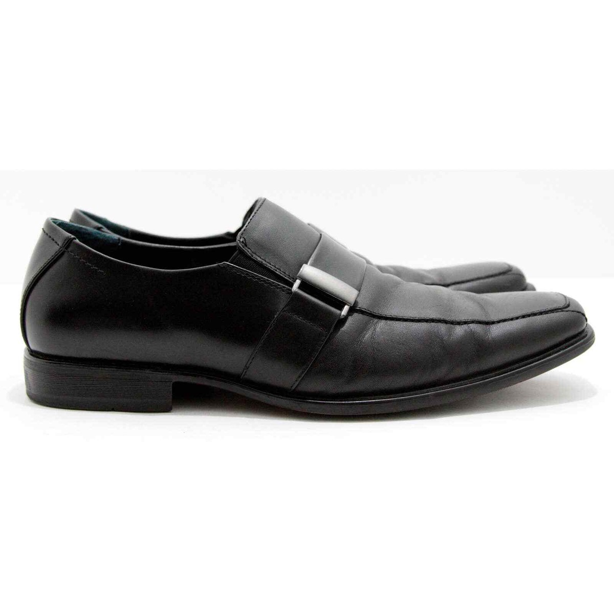 Mens Alfani Clicker Black Size 10M Slip On Bike Toe w Metal  display picture 1