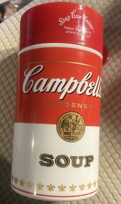 #ad #ad Campbell#x27;s Insulated Container Condensed Soap Plastic Thermal Flask 11.5 oz NEW $22.99