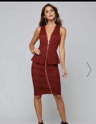 zip front midi dress