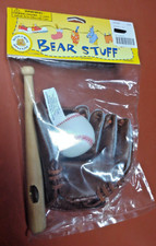 Bear Stuff Baseball Bat Ball NEW Build A Bear