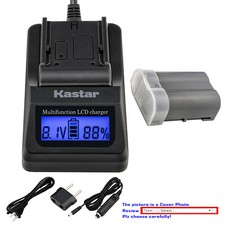 Kastar Battery LCD Fast Charger for Nikon EN-EL15e Nikon Z6 Nikon Z7Q3 Camera