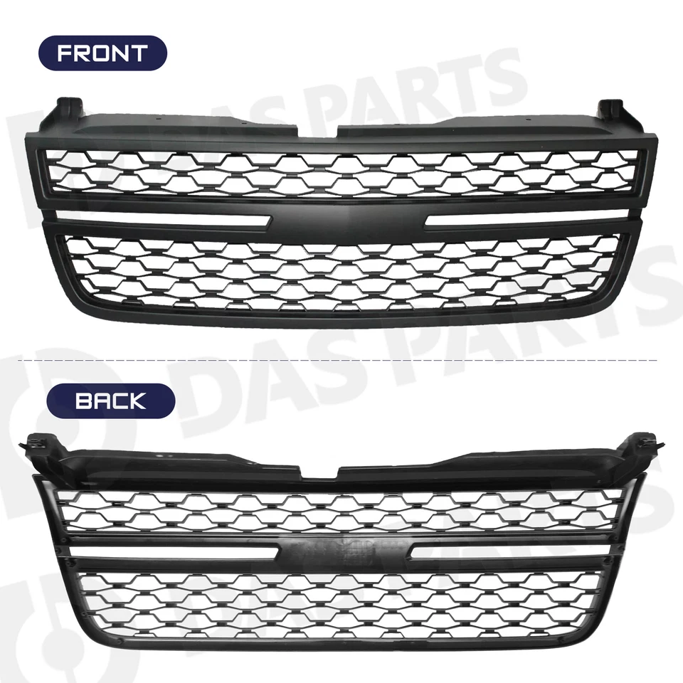 For 2005 2006 2007 Chevy Silverado 1500 2500HD 3500 Front Bumper Upper Grille Foto 3 de 4