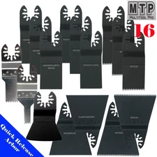 16 Saw Blade Oscillating Multi Tool Fein Multimaster Black & Decker Dewalt Bosch