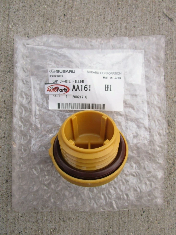 FITS: 13 - 15 SUBARU XV CROSSTREK 2.0L OW-20 ENGINE OIL FILLER CAP OEM BRAND NEW - Image 4 of 4