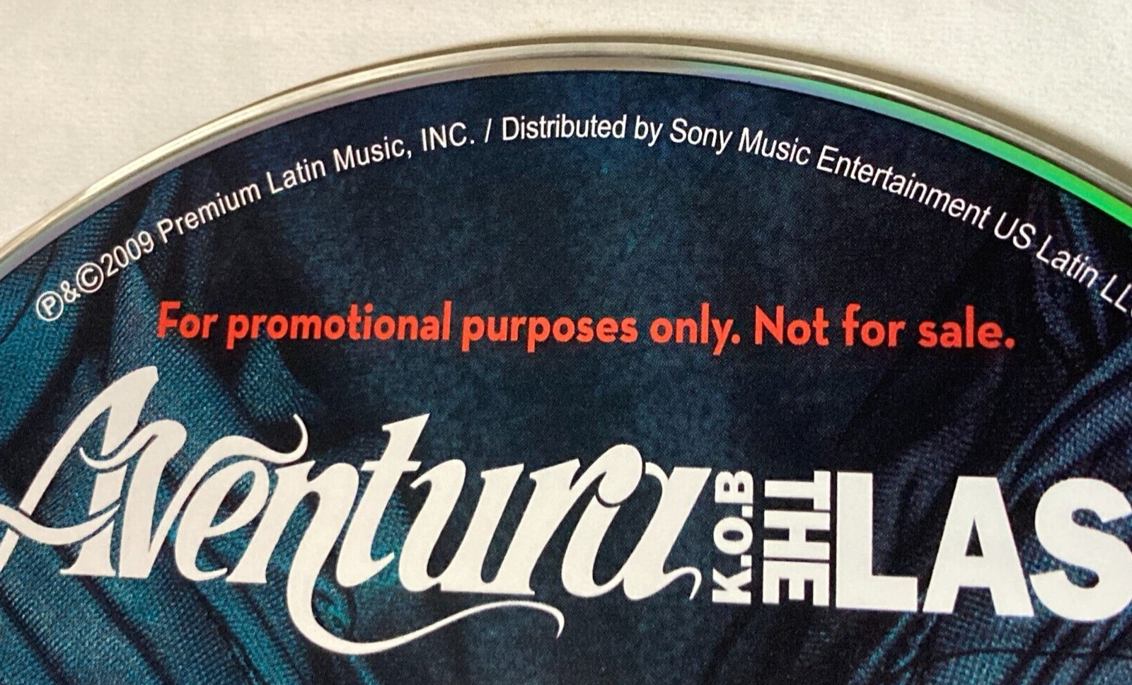 AVENTURA (ft AKON + Wisin & Yandel) "All Up 2 You" RARE PROMO CD Single Bachata