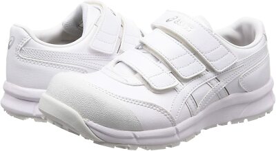 SALE ASICS Working Safety Shoes WIN JOB FCP301 WIDE White White 