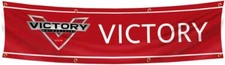 Victory Motorcycle Banner 2x8ft Moto Racing Flag for Garage College... 
