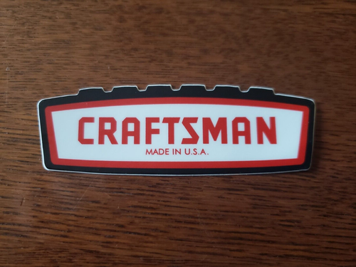 Craftsman Tool Logo Vintage Style '60s '70s Sears Tool Box Vinyl Sticker 3.5"