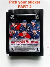 Topps 2024-25 NHL Sticker Collection - Pick Your Sticker - PART 2