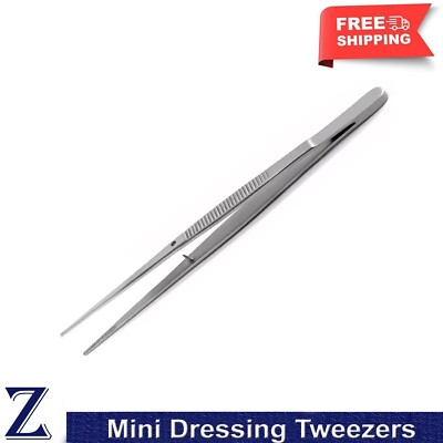 Chirurgische Mini Verband Pinzette gezackte Spitze Dental Baumwolle Verband Pinzette CE