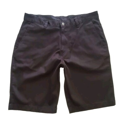 Volcom True To This Chino Shorts BLACK Size 36 x 11''