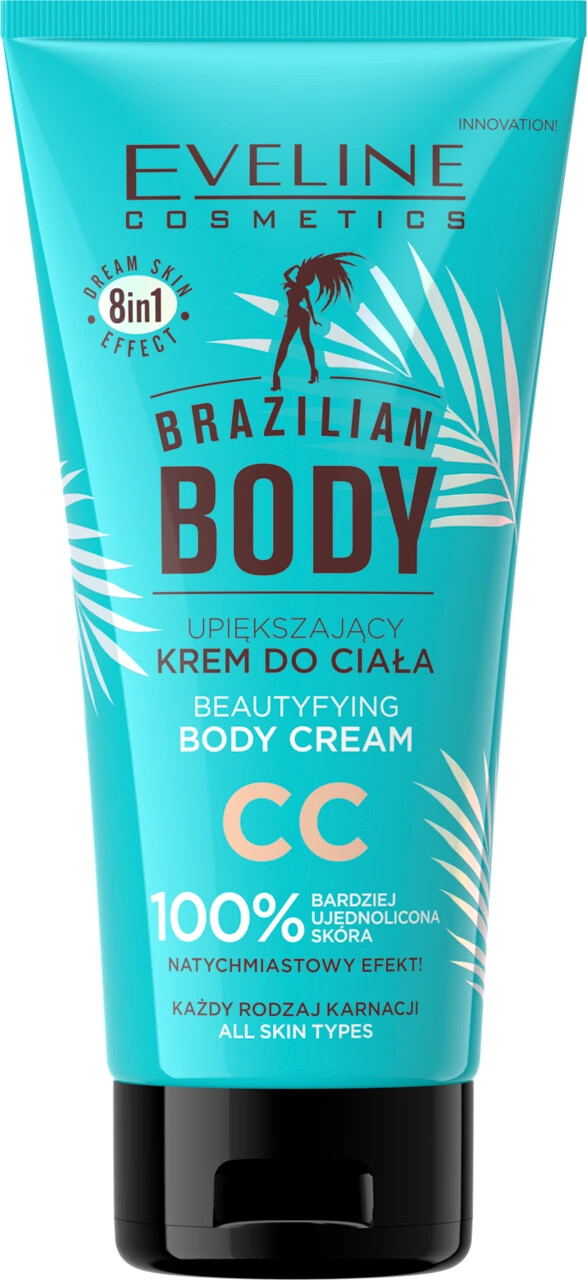 Eveline Brazilian Body Beautyfying CC Body Cream Sun Kissed Skin Effect 140ml