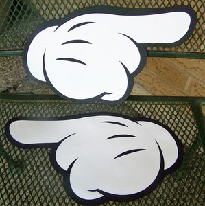 mickey mouse hand pointer mickey mouse hand pointer