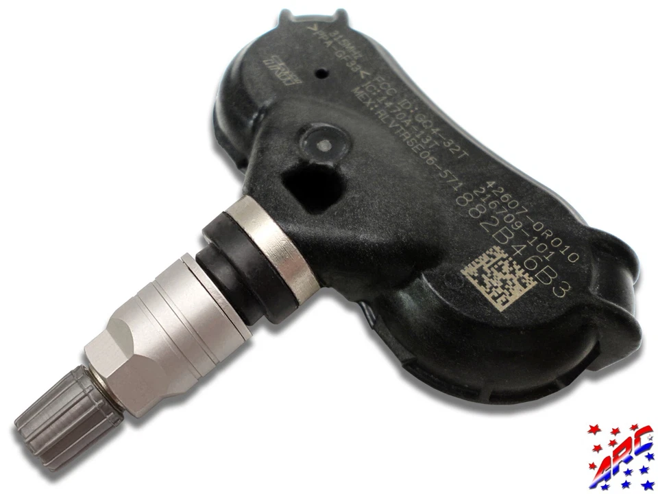 Juego completo de 4 sensores de presión de neumáticos originales Toyota TPMS 42607-0R010 Foto 2 de 2