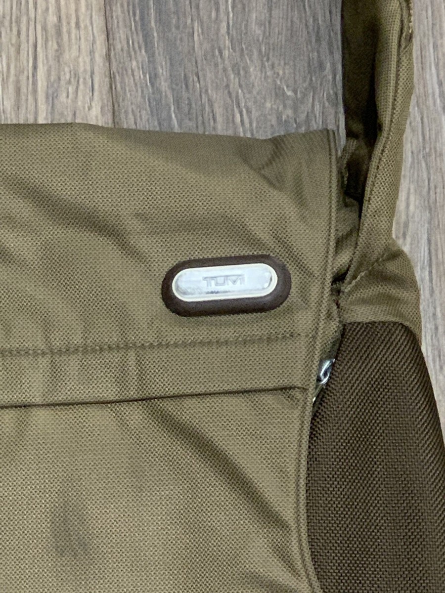 TUMI T-Tech Crossbody Messenger Large Laptop Carry Bag Olive