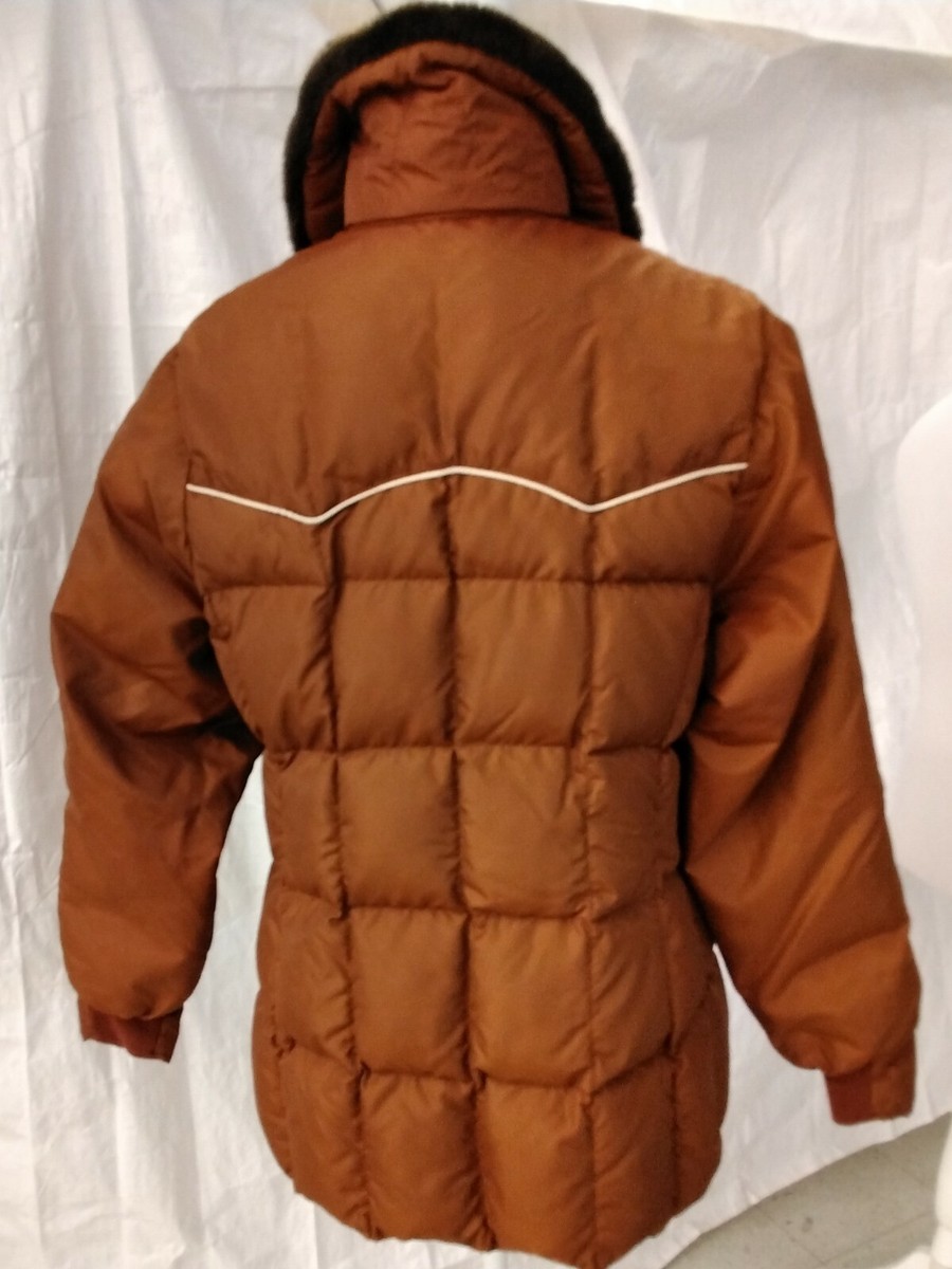 Comfy Brand Down Jacket Women's Vintage XL Brown 1970's Comfy Brand Down Jacket Women's Vintage XL Brown 1970's