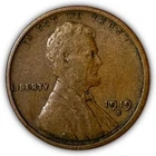 1919-S Lincoln Wheat Cent Extremely Fine XF Coin #6074