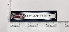 Heathkit Logo Badge Custom Made Aluminum - Jumbo Version