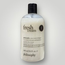 Philosophy Fresh Cream Shampoo, Shower Gel  Bubble Bath Choose Size 16oz or 6oz