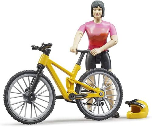 Bruder 63111 bworld Mountain Bike with Figure - Picture 3 of 4