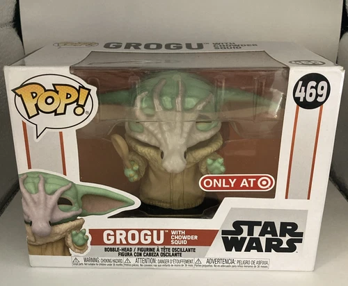 Baby Yoda (Grogu) 469 with Chowder Squid Funko Target Exclusive