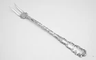 RARE WALLACE & SONS 2-PRONG TRIDENT COCKTAIL FORK 16g 92.5% STERLING SILVER USA