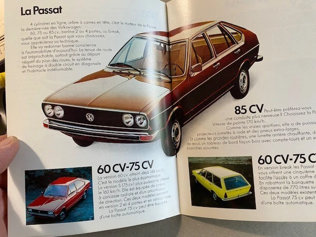 Brochure VW ( Volkswagen Coccinelle, Passat, K70, 412 LS ) 1973? - Photo 3/4