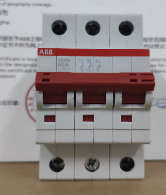 ABB Disconnect Switch Circuit Breaker SD203/80 3P 80A