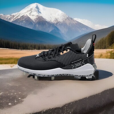 Under Armour‎ Metal Cleats Men\'s 7.5 Black Harper 7 Low ST Hovr Hybrid Baseball NEW Under Armour UA Harper 7 Elite Low ST HOVR Baseball  main image 3
