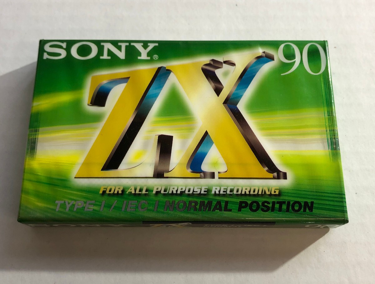 Sony ZX-90 Cassette Tapes C-90ZXA Normal Position Type 1 for sale
