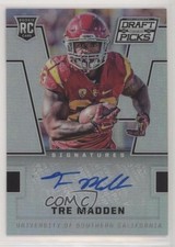 2016 Panini Prizm Collegiate Draft Picks Silver Tre Madden #131 Auto 1o3