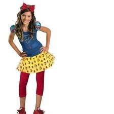 Snow White Halloween Costume 10/12 Disney Princess Dress Headband 2 Pc Girls
